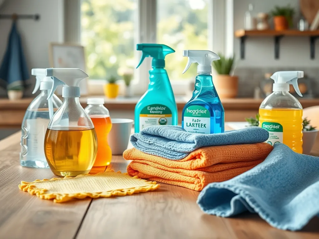 Professional eco-friendly cleaning equipment, microfiber clo